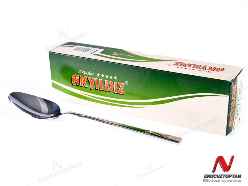 Akyıldız Akasya 304 Paslanmaz Çelik Yemek Kaşığı 12li |  ID4351