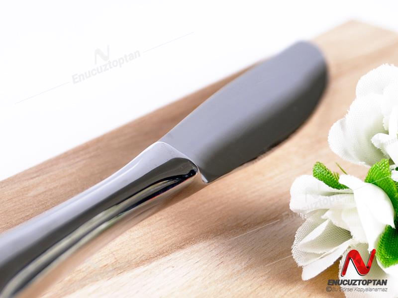 Akyıldız Akasya 304 Paslanmaz Çelik Yemek Bıçağı 12li | ID4311