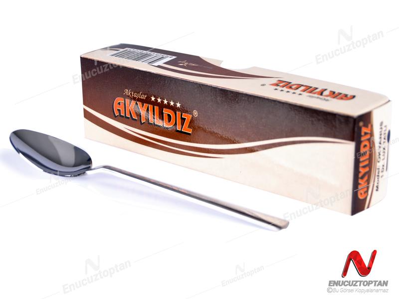 Akyıldız Okyanus 304 Paslanmaz Çelik Tatlı Kaşığı 12li | ID4314