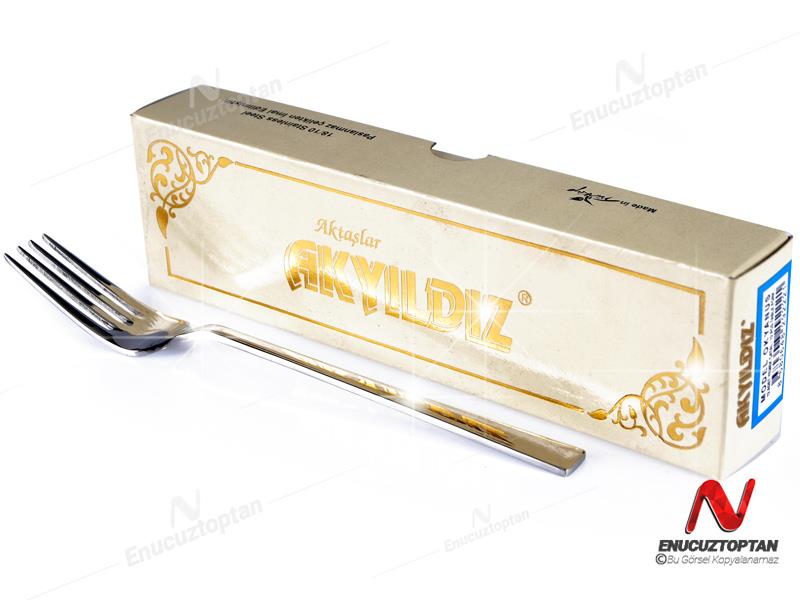 Akyıldız Okyanus 304 Paslanmaz Çelik Yemek Çatalı 12li | ID4333