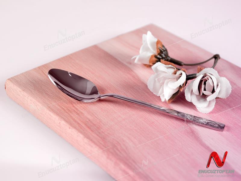 Akyıldız Salkım 304 Paslanmaz Çelik Çay Kaşığı 12li | ID4345