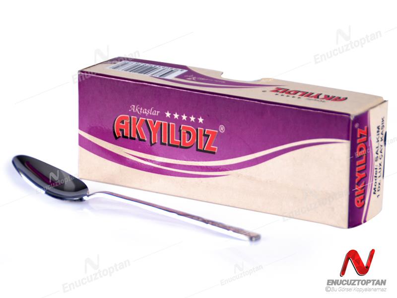 Akyıldız Salkım 304 Paslanmaz Çelik Çay Kaşığı 12li | ID4345