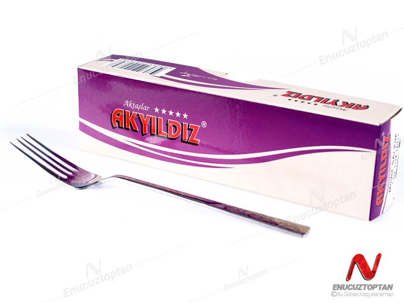 Akyıldız Salkım 304 Paslanmaz Çelik Tatlı Çatalı 12li  | ID4324