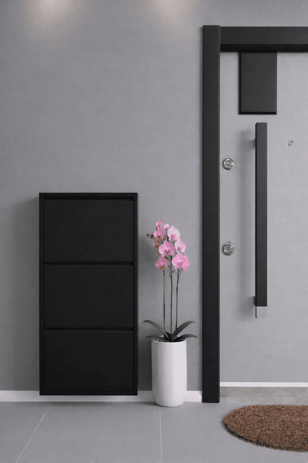 Alezy 3 Çekmeceli Metal Ayakkabılık Dikey