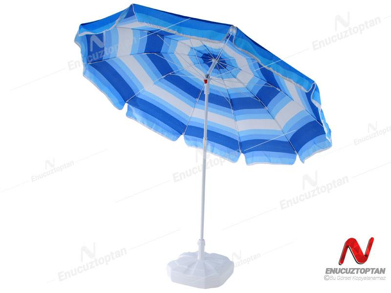 Alezy 301 Plaj Şemsiyesi Pamuklu Şeritli 100/10 (BİDONSUZ) | ID2903