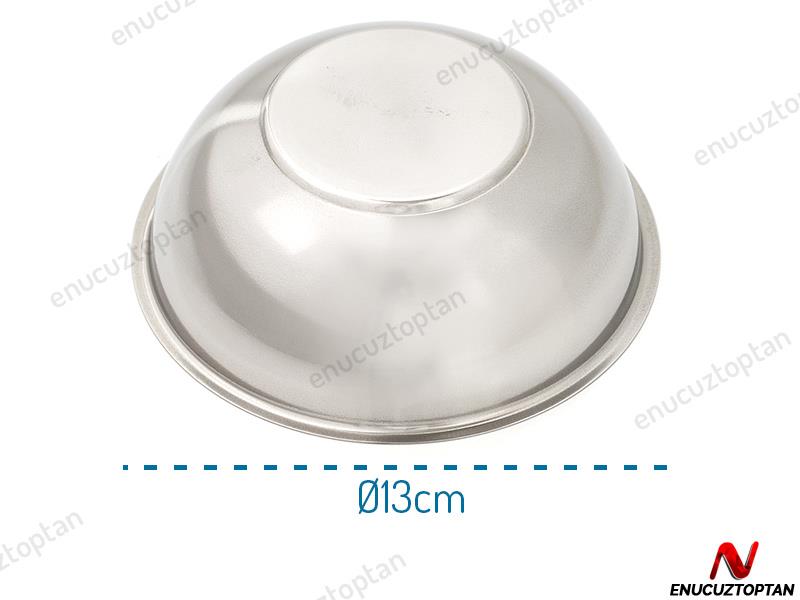 Alezy 304 Çelik Kase No:2 - 13cm | ID2435