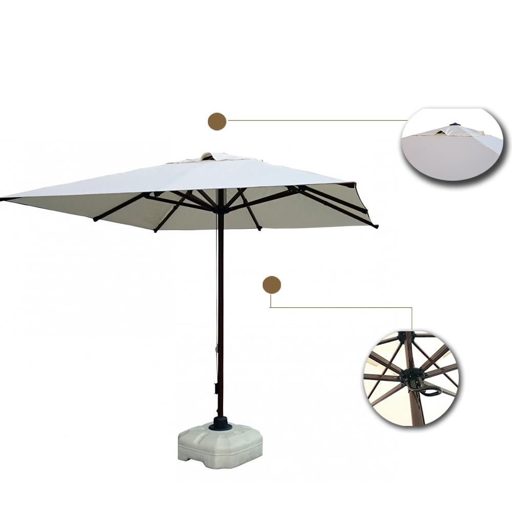 Alezy 311 Polyester Bahçe, Havuz, Plaj Şemsiyesi 250x250 / 8 Kare | ID2907