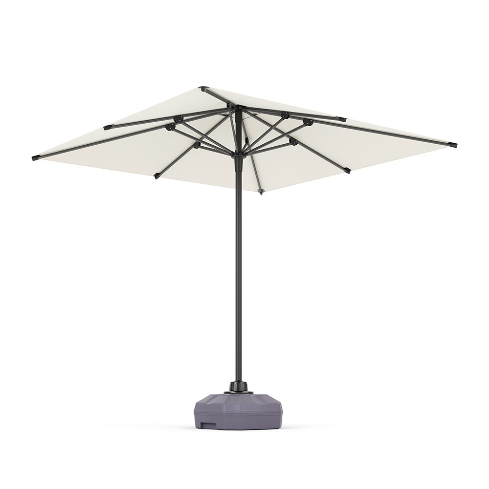 Alezy 322 Mini Pro Polyester Bahçe, Havuz, Plaj Şemsiyesi 210x210 / 8 Kare (50 Litre Bidonlu) 