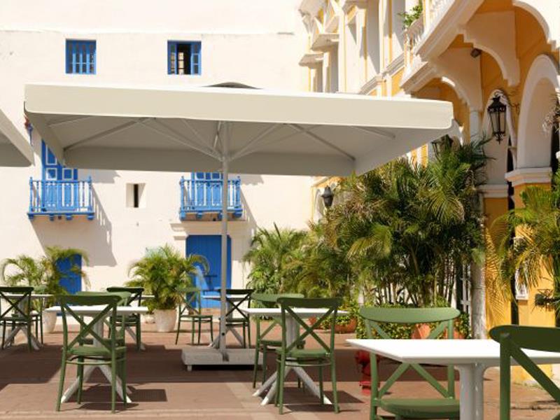 Alezy 344 Polyester Şemsiye Tente Büyük 4mx4m / 8 Kare | ID2910