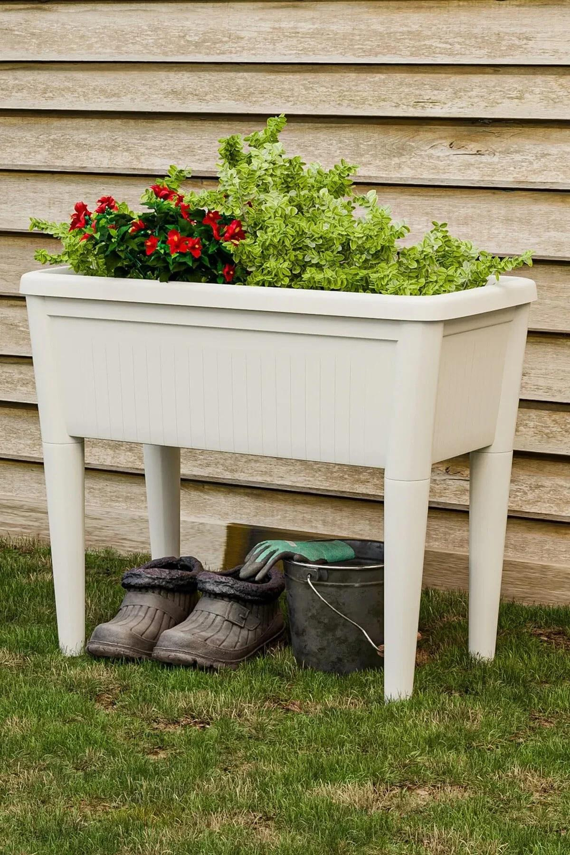 Alezy Ab01 Ayaklı Bahçe Saksısı 60 Litre | ID1427