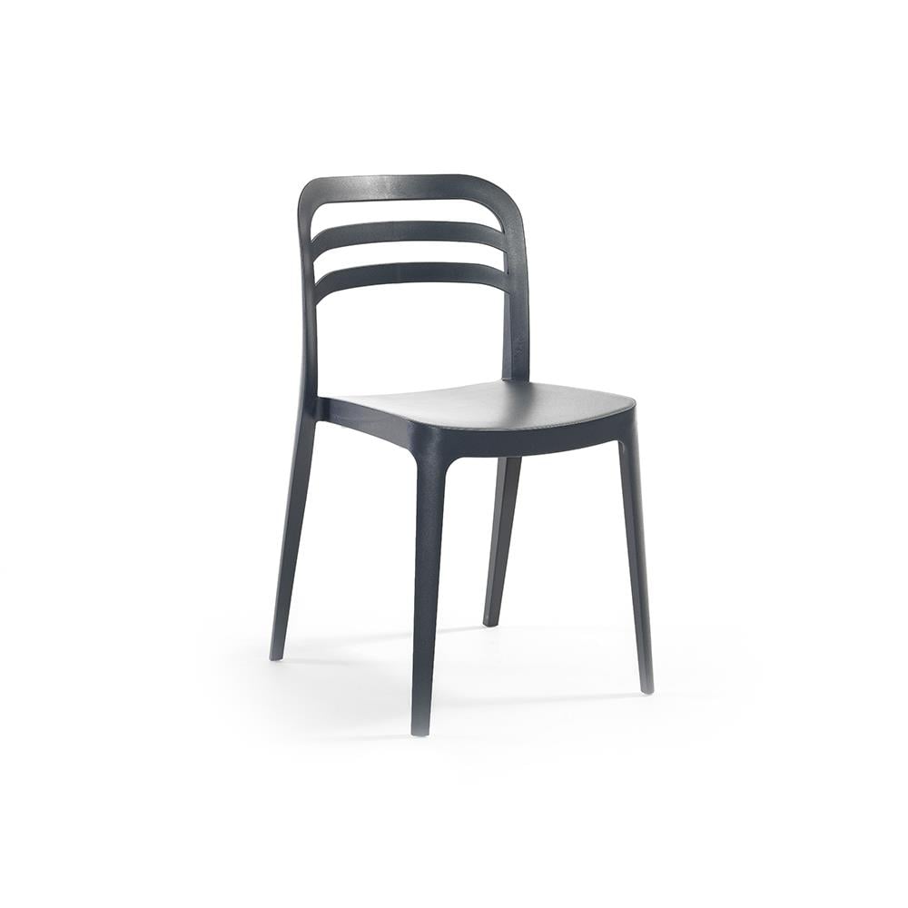 Alezy Aspen Bahçe Balkon Renkli Sandalye Antrasit | ID6345