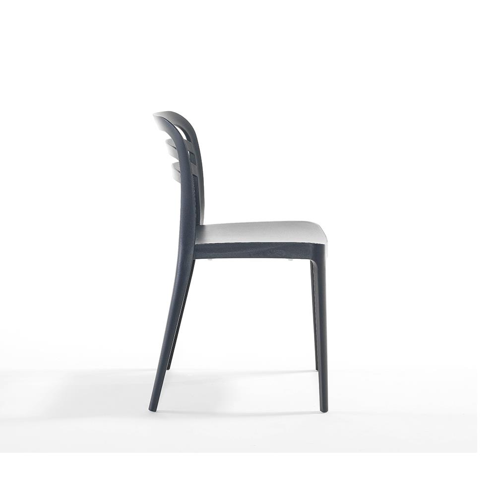 Alezy Aspen Bahçe Balkon Renkli Sandalye Antrasit | ID6345