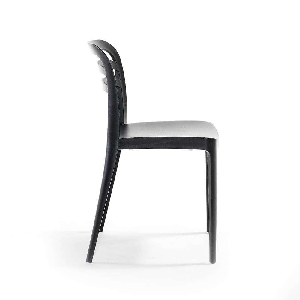 Alezy Aspen Bahçe Balkon Renkli Sandalye Siyah | ID6344