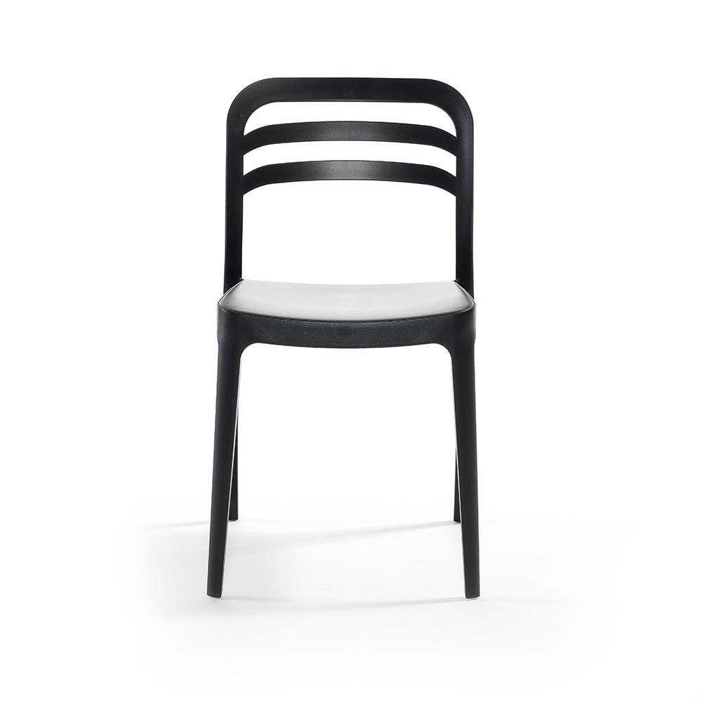 Alezy Aspen Bahçe Balkon Renkli Sandalye Siyah | ID6344