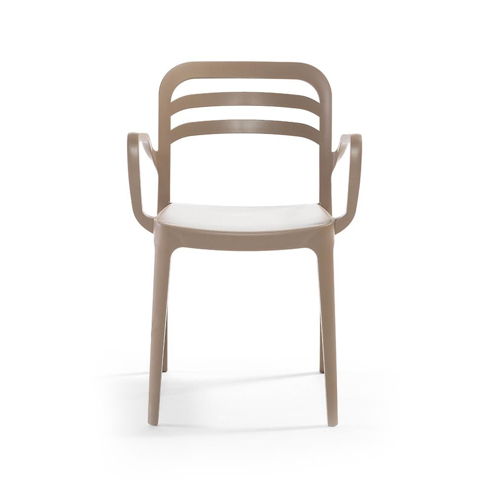 Alezy Aspendos Bahçe Balkon Renkli Koltuk Cappucino | ID6351