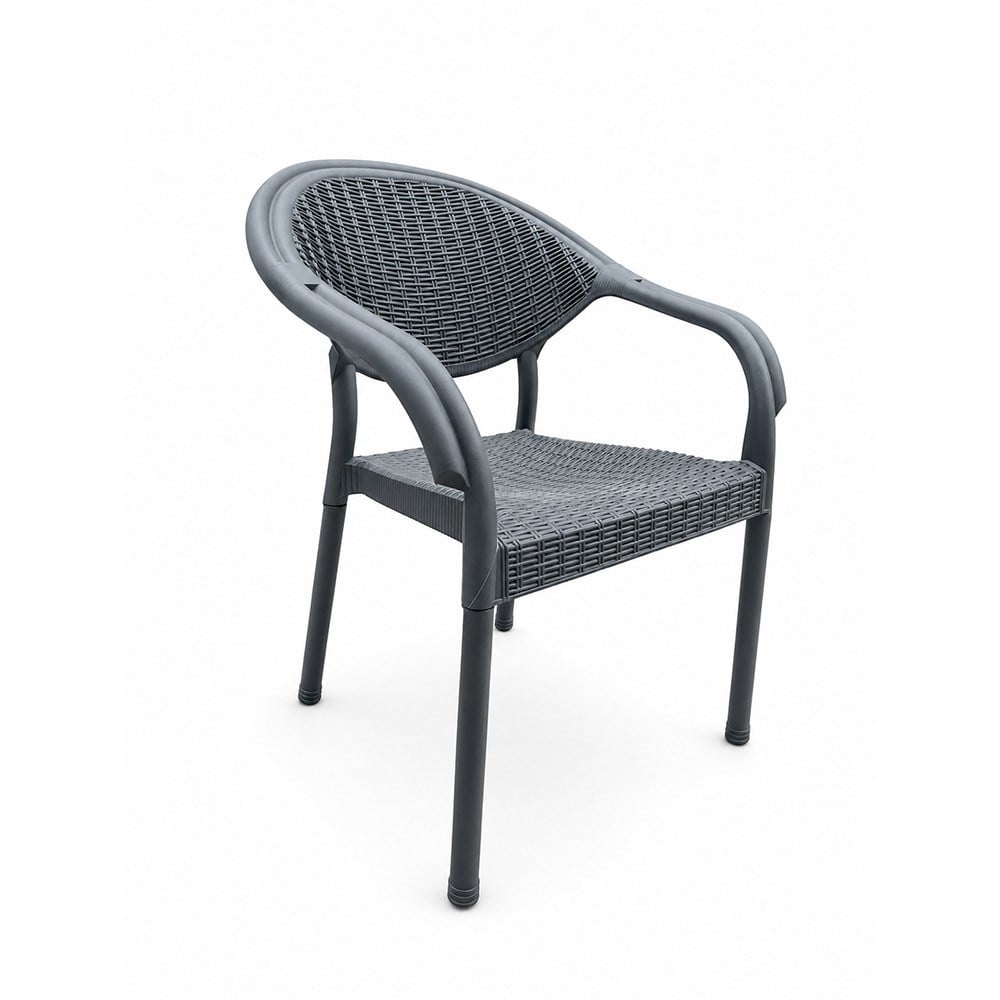 Alezy Atlantis Rattan Desenli Kollu Koltuk