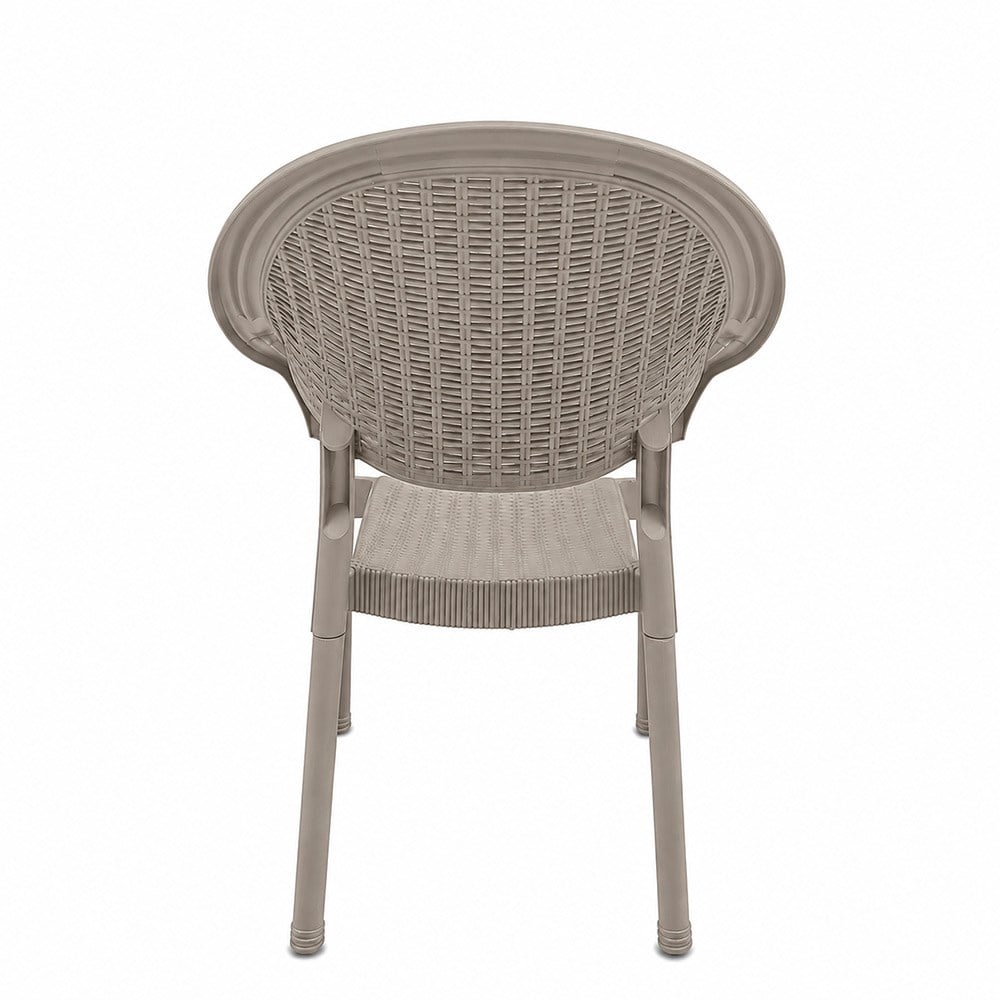 Alezy Atlantis Rattan Desenli Kollu Koltuk