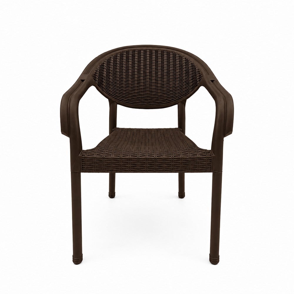 Alezy Atlantis Rattan Desenli Kollu Koltuk