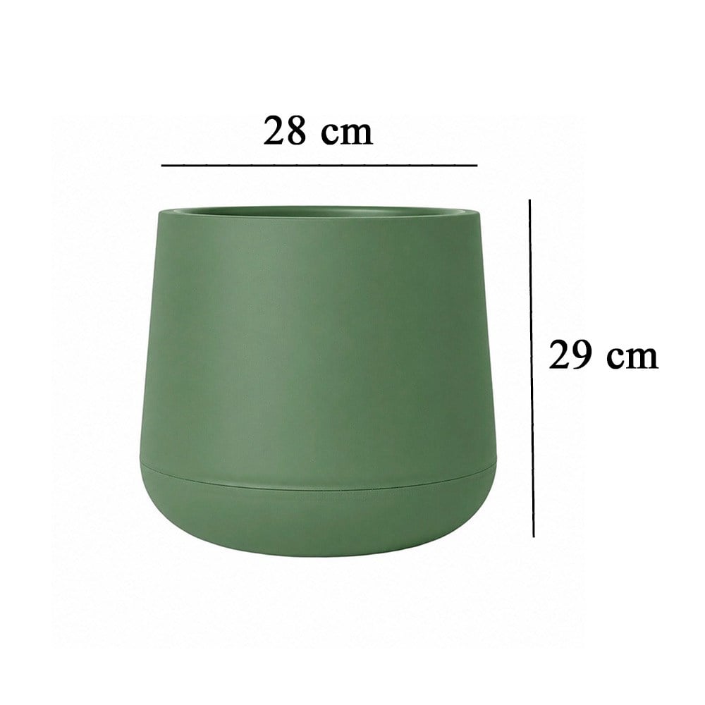 Alezy Atlas Renkli Kendinden Drenajlı Saksı 7 Litre No:4