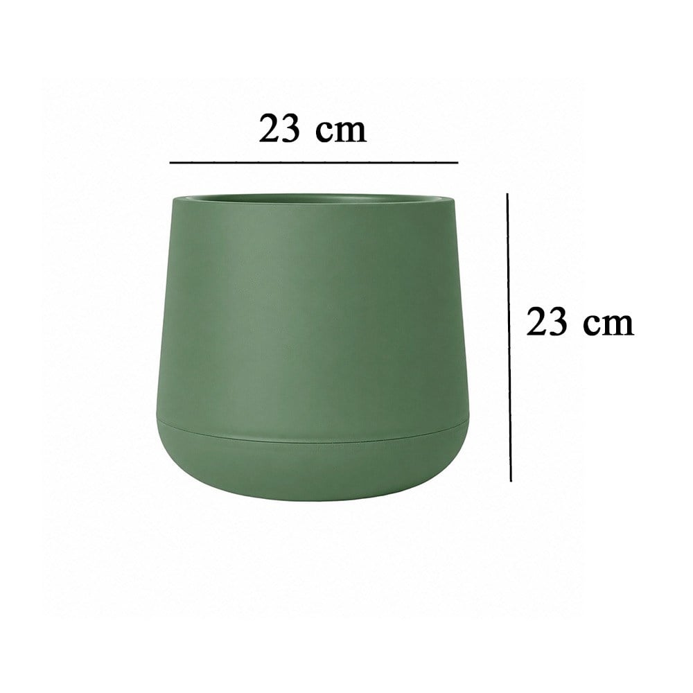 Alezy Atlas Renkli Kendinden Drenajlı Saksı 4 Litre No:3