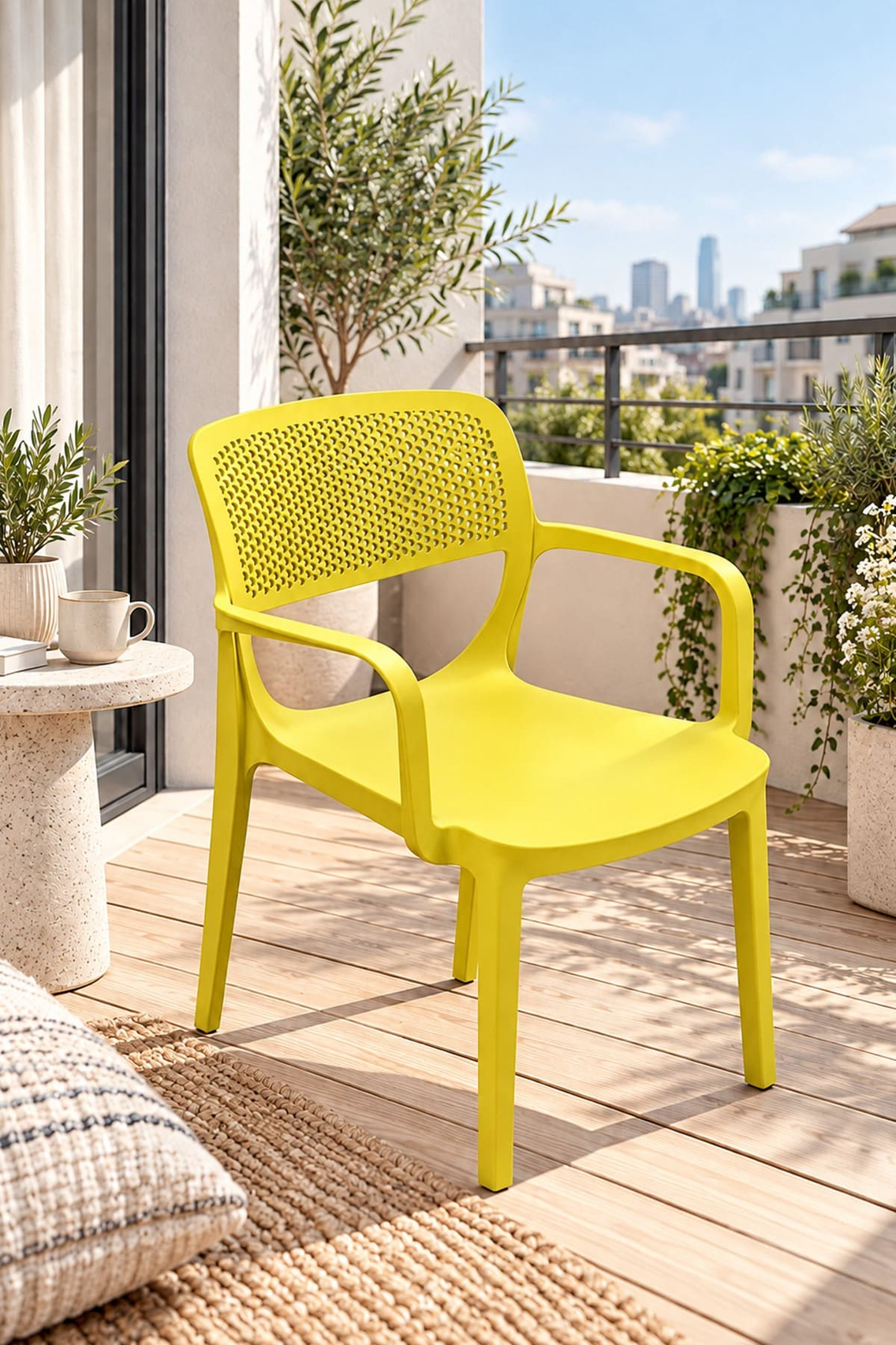 Alezy Barbie C Model Bahçe Balkon Koltuk