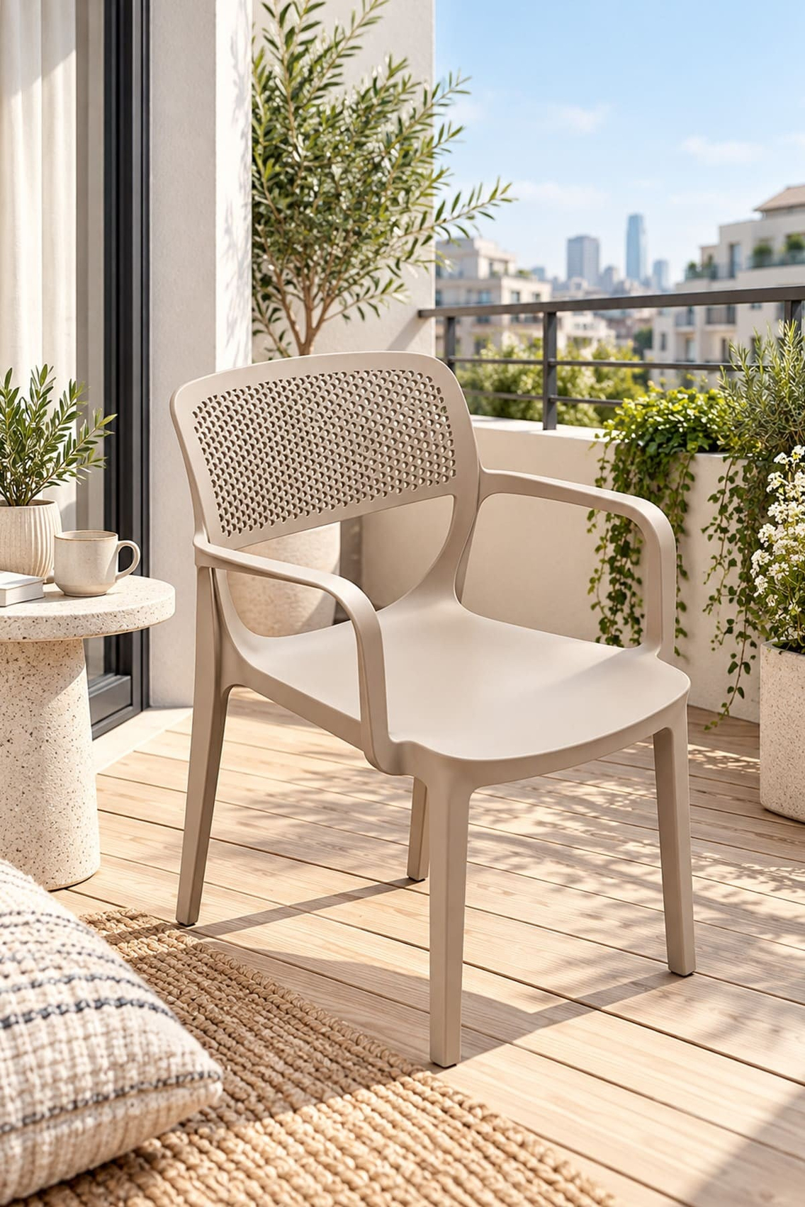 Alezy Barbie C Model Bahçe Balkon Koltuk
