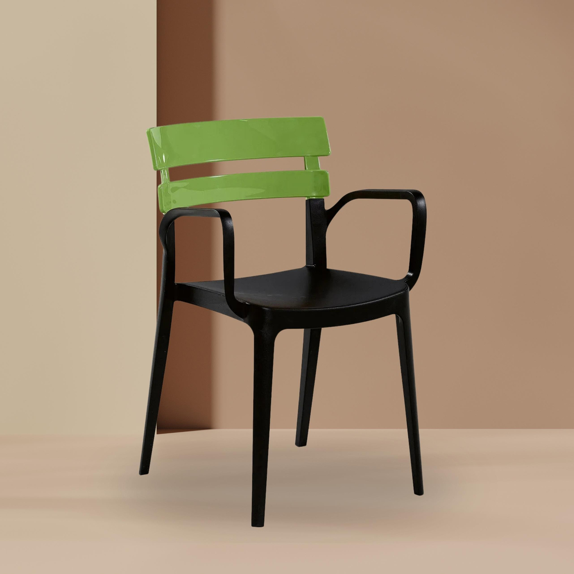 Alezy Bermuda Siyah Ayaklı Bahçe Balkon Koltuk Yeşil | ID6367