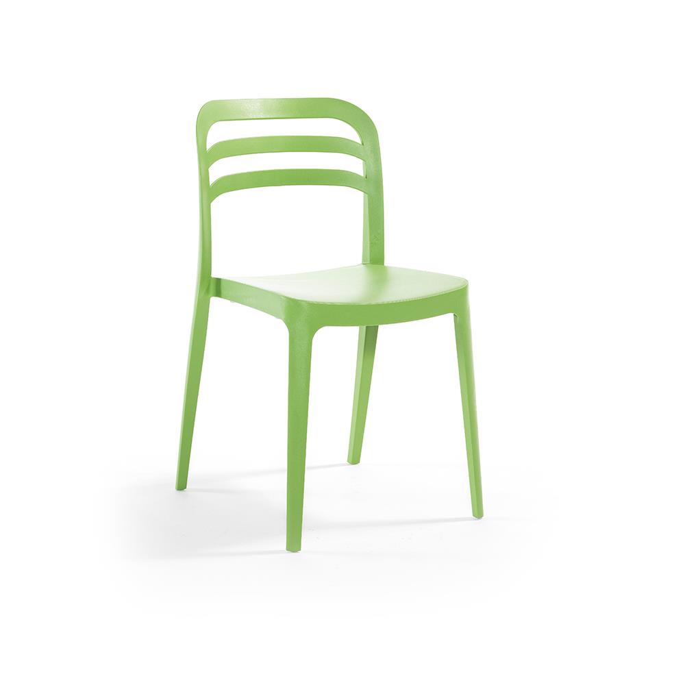 Alezy Carmen Masa Takımı 80x80 Masa + 4 Adet Aspen Renkli Sandalye Yeşil | ID6394