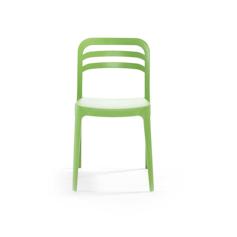 Alezy Carmen Masa Takımı 80x80 Masa + 4 Adet Aspen Renkli Sandalye Yeşil | ID6394