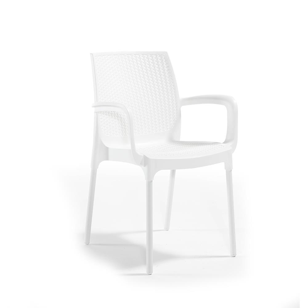 Alezy Carmen Rattan Masa Takımı 80x80 Masa + 4 Adet Rattan Sunset Sandalye | ID6413