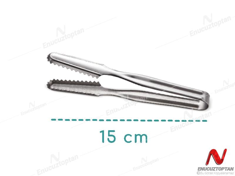 Alezy Çelik 430 Buz Maşası 15cm | ID3909