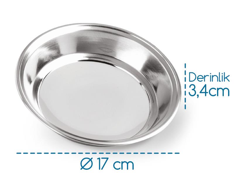 Alezy Çelik Anadol Tabak No:2 - 17cm | ID3606