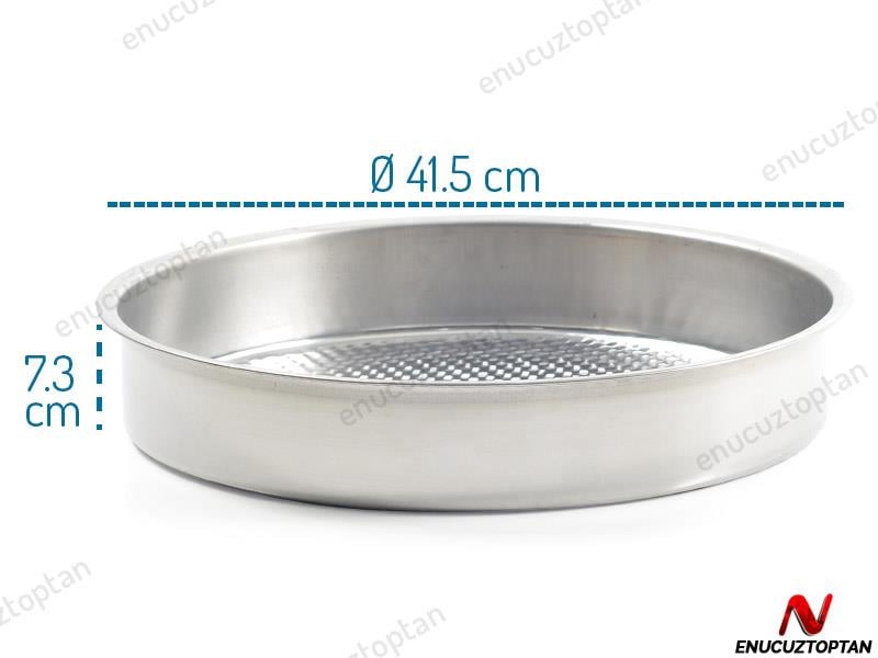 Alezy Çelik Çiğ Köfte Tepsisi 41.5 cm | ID2475