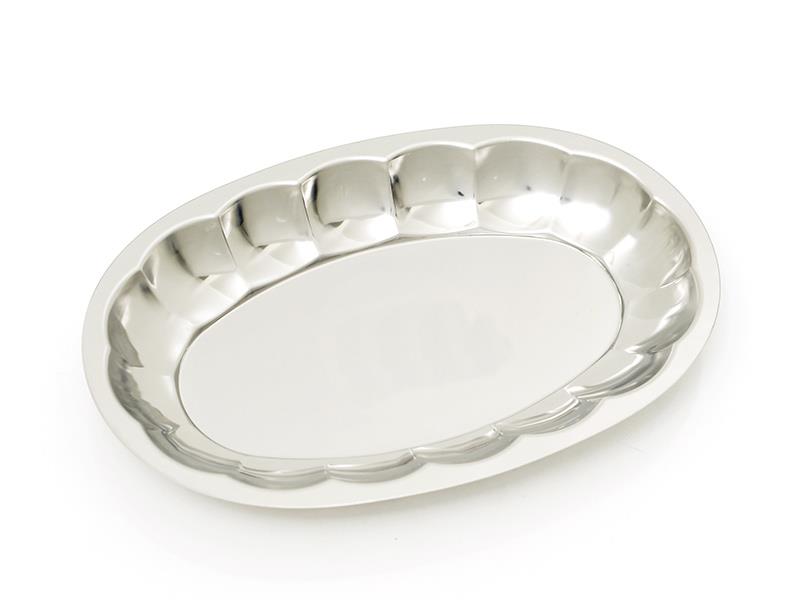 Alezy Çelik Dilimli Kayık Tabak No:2 | ID2394