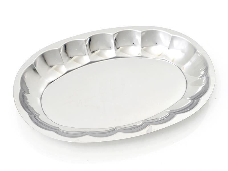 Alezy Çelik Dilimli Kayık Tabak No:4 | ID2396