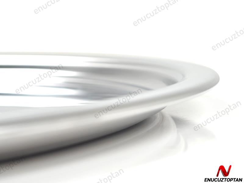 Alezy Çelik Sini Tepsi Yer Sofrası - 75'lik | ID3530