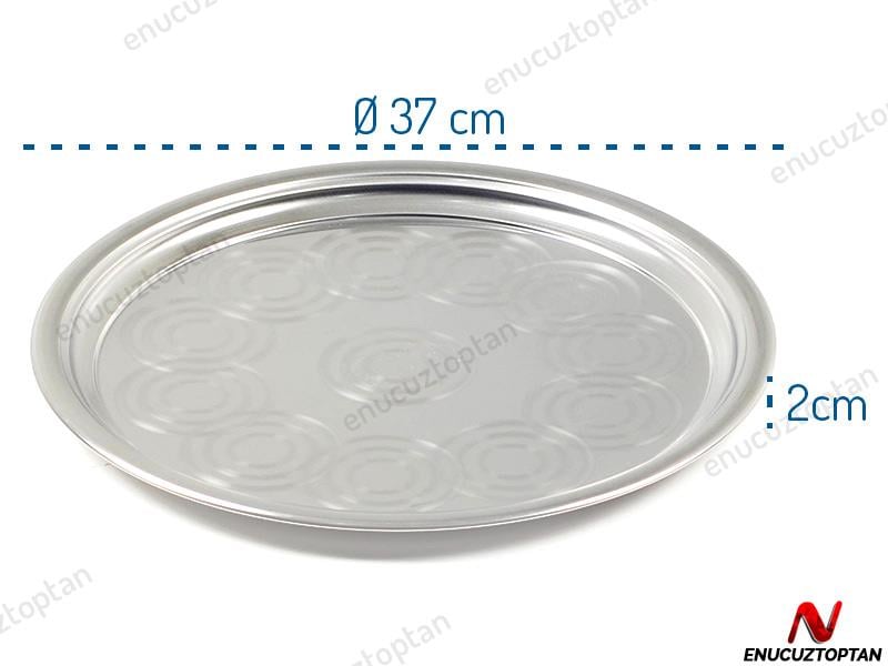 Alezy Çelik Sini Yer Sofrası - 40'lık | ID2454