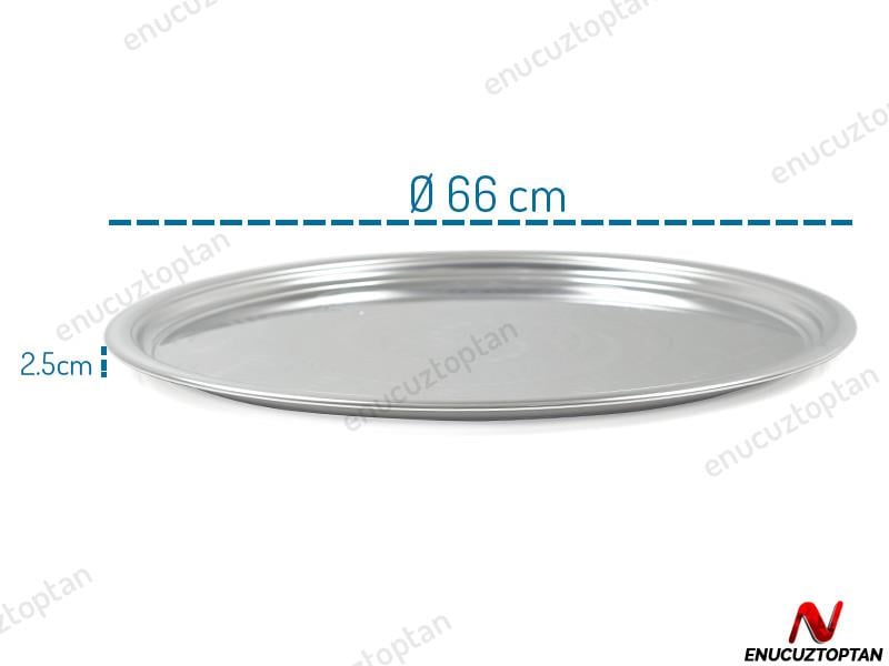 Alezy Çelik Sini Yer Sofrası - 70'lik | ID2457