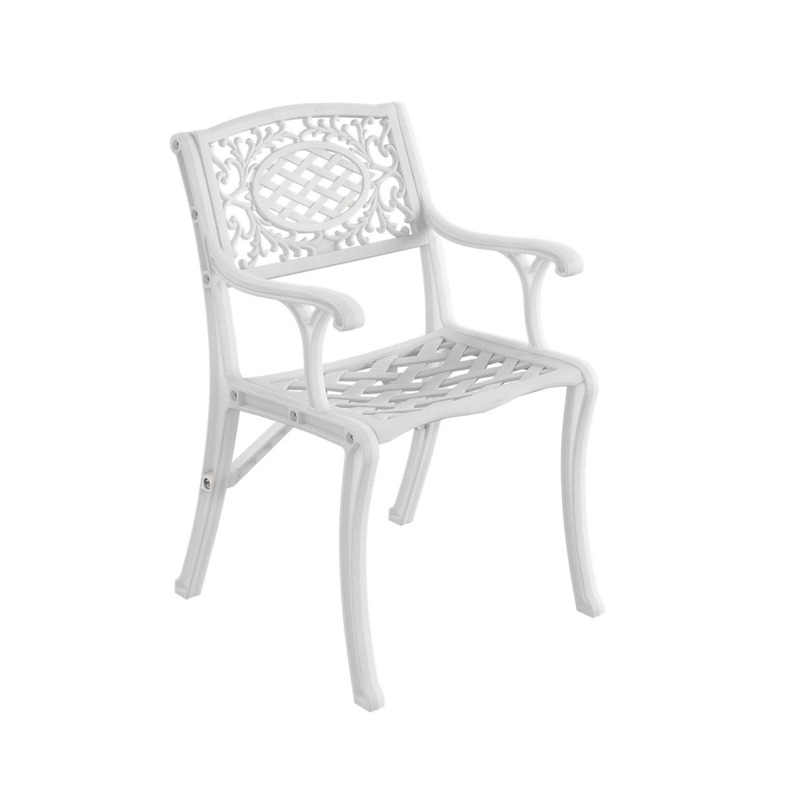 Alezy Cunda Ferforje Görünümlü Demonte Koltuk Sandalye Plastik