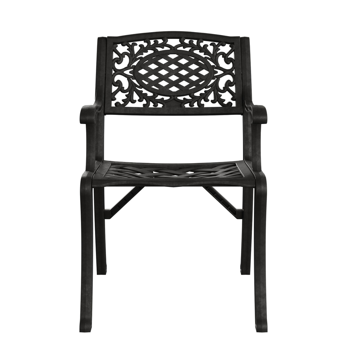 Alezy Cunda Ferforje Görünümlü Demonte Koltuk Sandalye Plastik