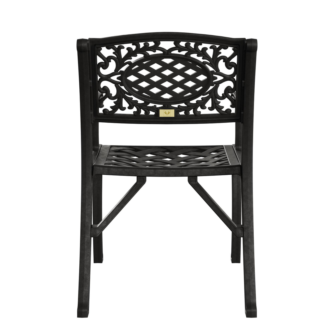 Alezy Cunda Masa Takımı 75x150cm Dikdörtgen Masa 6 Adet Cunda Koltuk Ferforje Görünümlü Set