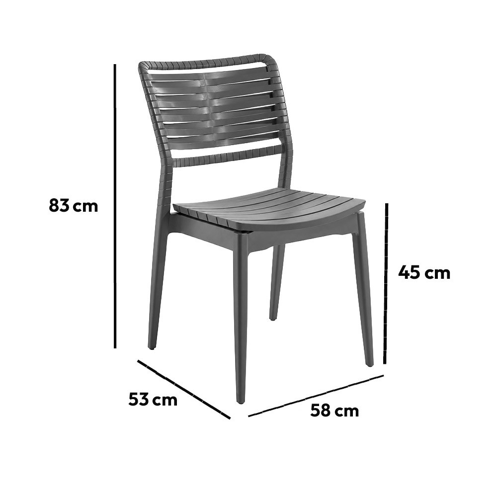 Alezy Dolce Vita Line Bahçe Balkon Sandalye