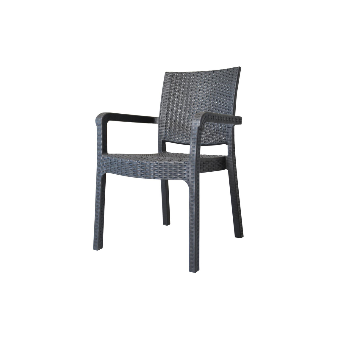 Alezy HK730 Troya Antrasit Rattan Desenli Koltuk | ID6194