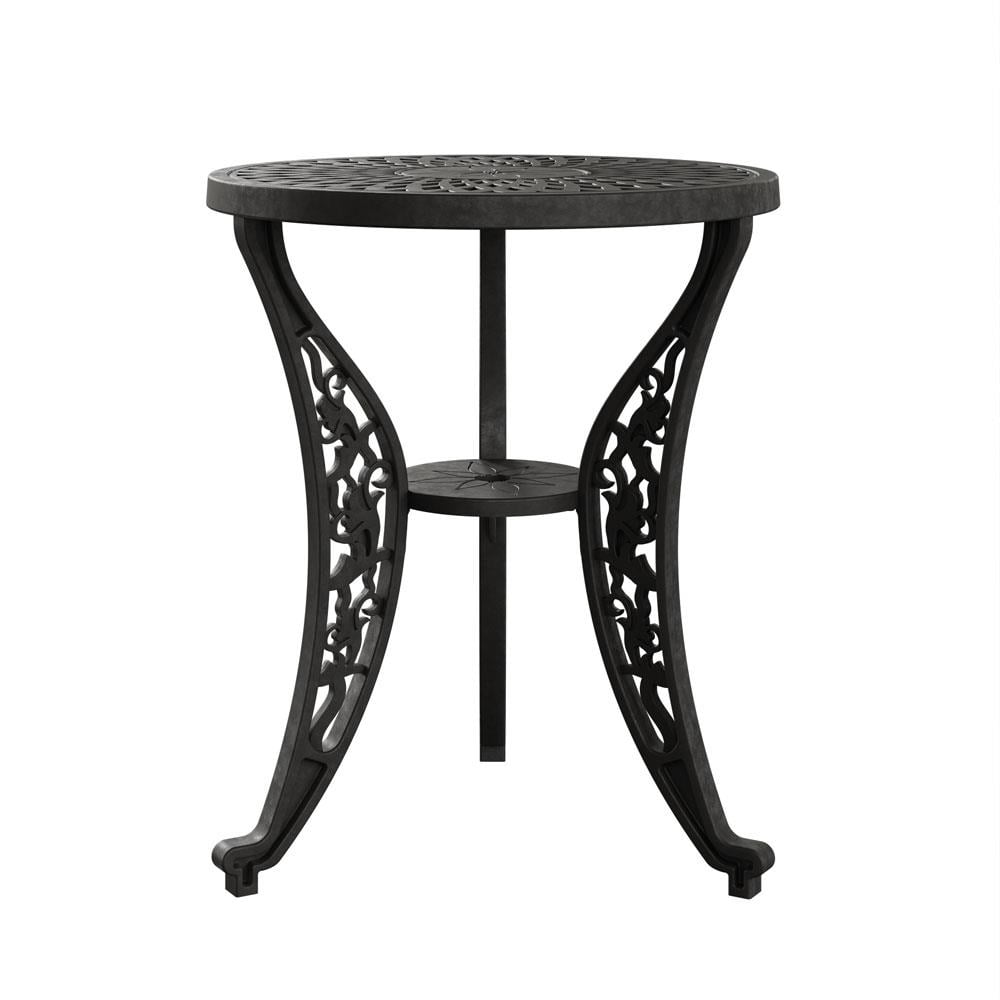 Alezy İstanbul Ferforje Görünümlü Demonte Yuvarlak Masa Ø 60 cm