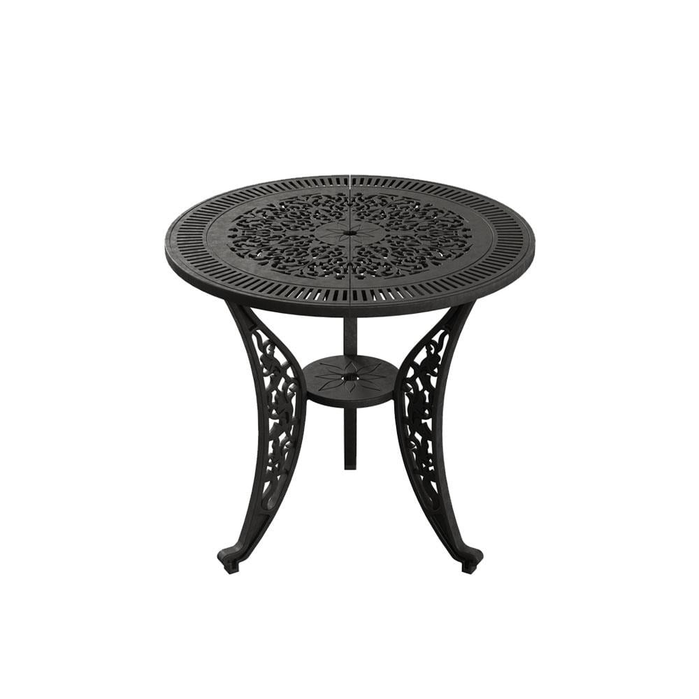 Alezy İstanbul Ferforje Görünümlü Demonte Yuvarlak Masa Ø 75 cm