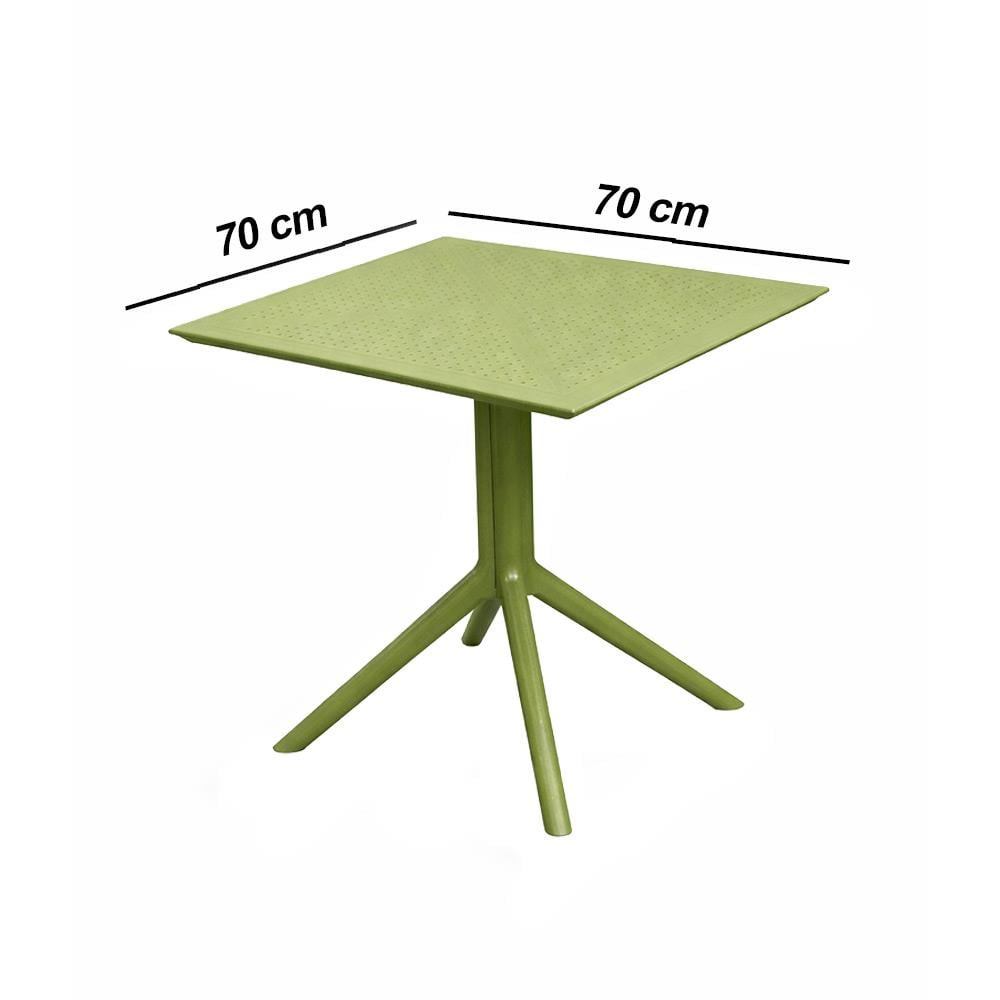 Alezy Jüpiter Masa Takımı 70x70 cm Masa 4 Adet Sandalye