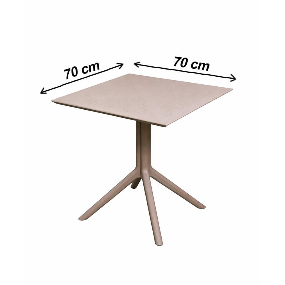 Alezy Jüpiter Masa Takımı 70x70 cm Masa 4 Adet Sandalye