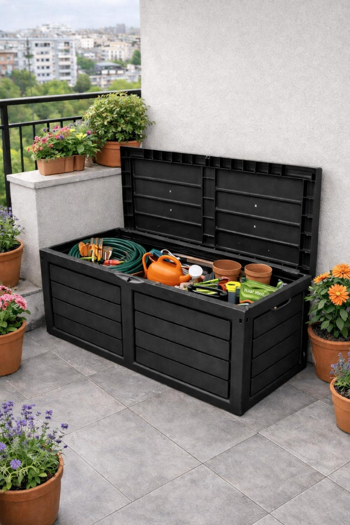 Alezy Kapaklı Bahçe Sandığı 320 Litre | ID6417