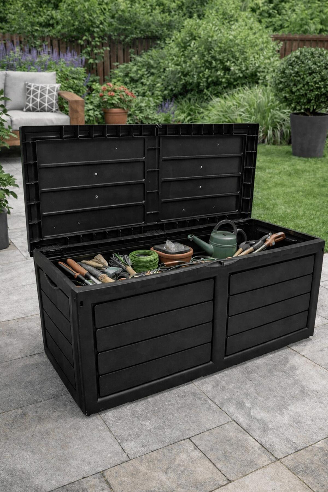 Alezy Kapaklı Bahçe Sandığı 320 Litre | ID6417