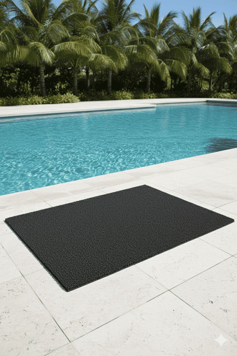 Alezy KPS Kaydırmaz Taban Kıvırcık Paspas Kapı Önü Paspası 1 Metre - Tüm Ebatlar